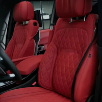 Pour Range Rover, ensemble complet de housses de siège en cuir, housses de siège en cuir de vachette, sièges de voiture modifiés pour Range Rover Sport L320 L494