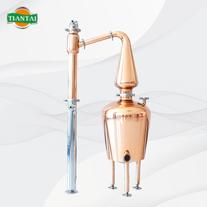 Alambicco in Rame da 100L per Distillazione Artigianale, Riscaldato a Fuoco Diretto, Semi-Automatico, Alta Produttività, per Distillazione di Whisky, Rum e Brandy - Product Image 2