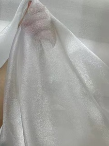 DELACE – tissu en fil flash brillant trois couleurs, paillettes de haute qualité, <span class=keywords><strong>organza</strong></span> <span class=keywords><strong>blanc</strong></span> nacré pour robe de mariée, Offre Spéciale - Product Image 3
