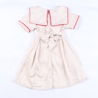 Tenue d'été exquise pour enfants, robe en coton à manches courtes personnalisée, vêtements décontractés confortables pour les petites filles