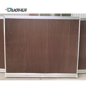 Venta caliente Aves de Corral Almohadillas de enfriamiento Celulosa Refrigeración por agua Almohadilla de enfriamiento corrugada - Product Image 1