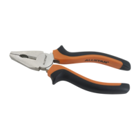 Pince combinée Pince en acier au carbone Alliage de nickel poli All Star Offres Spéciales Linesman Plier orange noir