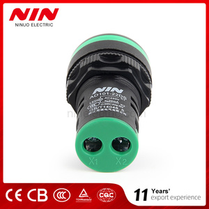 핫세일 22mm 녹색 산업용 신호등 12V 24V 220V 380V LED 전원 표시등 파일럿 패널 마운트 20mA IP65 플라스틱 - Product Image 3