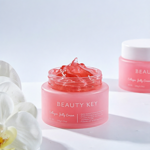 Crème <span class=keywords><strong>Visage</strong></span> au Collagène Hydratante et Apaisante – Gel Hydratant pour Tous Types de Peau – Soin Anti-Âge - Product Image 1