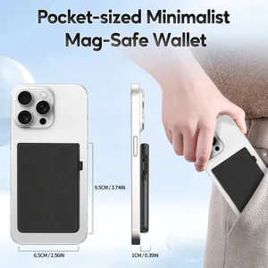 MagSafe Slim Automatic para Pop Plastic Magnetic Card Case Wallet Tarjetero para iPhone y Samsung Compatible con <span class=keywords><strong>crédito</strong></span> - Product Image 3