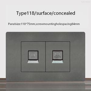 Interruptor de pared moderno, enchufe de pared, interruptor de TV y toma de corriente para el hogar, la oficina y el hotel - Product Image 4