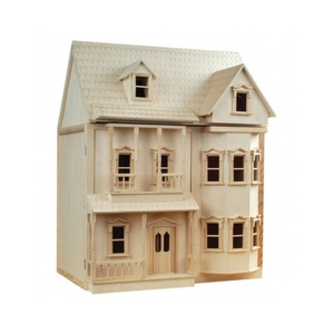 Kit <span class=keywords><strong>casa</strong></span> delle bambole in legno in miniatura stile incompiuto 1:12 fai da te - Product Image 1