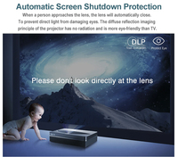 Everycom B7u Pro, versión global, OEM, ODM, sistema Android 9, 4K, proyector láser 3D auténtico de alcance ultracorto