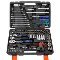 Kaisi — Kit d'outils de réparation automobile, 150 pièces, Kits manuels d'urgence, Kit de clé à douille CRV
