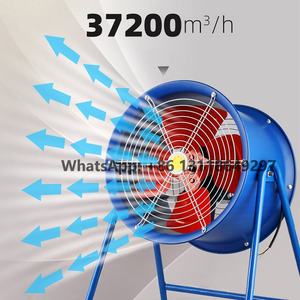 Ventilador Axial Industrial Monofásico de 120W 220V para <span class=keywords><strong>Conductos</strong></span> de Extracción, Ventilador de Alta Potencia para Extracción de Humo en Cocinas - Product Image 2