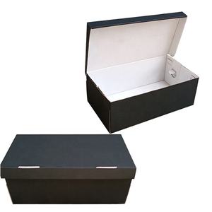 Venta al por mayor caja de cartón embalaje negro para zapato <span class=keywords><strong>Shein</strong></span> paquete producto embalaje cajas de papel de tela - Product Image 1