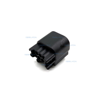 Conectores de Carcasa para Enchufes Automotrices de 6 Pines, Impermeables, de Nylon 7063H-1.5-21