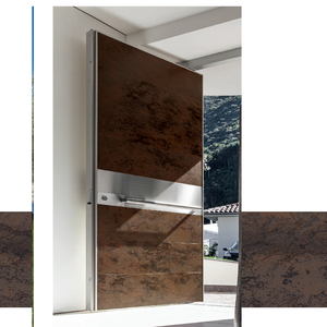 Puerta de Entrada Doble de Vidrio Templado con Sistema Inteligente de Seguridad y Luz Lateral, Fabricada en China <span class=keywords><strong>2026</strong></span> - Product Image 5