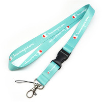 Lanyard Personalizzato per Sublimazione, Cordino da Collo in Poliestere con Porta Badge e Clip in Metallo, Regalo Promozionale per Fiere e Uffici, MOQ Basso