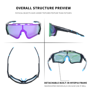Yijia optique magnétique vélo lunettes <span class=keywords><strong>de</strong></span> soleil jambes réglables lunettes <span class=keywords><strong>de</strong></span> <span class=keywords><strong>sport</strong></span> avec attraction magnétique pour cyclisme lunettes <span class=keywords><strong>de</strong></span> course - Product Image 6