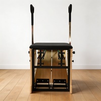 Chaise Wunda de Pilates professionnelle avec doubles poignées, ressorts réglables et pédales séparées, idéale pour la maison, le studio, la remise en forme et la rééducation