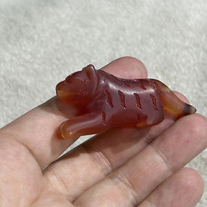 재미있는 혁신적인 손 조각 크리스탈 마노 벵골 호랑이 - Product Image 1