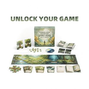 FUXI Educational Handmade Paperboard Card Game Glimmer Creek Apothecary Spirit Herb Valley Warden Cooperative Board Game for - Product Image 2