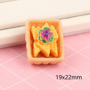 ขนมเช้า ขนมปังทอด ขนมซาลาเปาไส้ ขนมปังนึ่ง ขนมเค้กฟองน้ำจีน อุปกรณ์ตกแต่งเรซิ่น ทำเอง บ้านตุ๊กตา - Product Image 3
