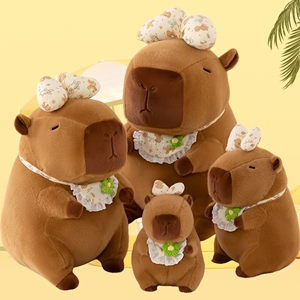 Adorables Peluches de Capibara Suaves al por Mayor, Decoración para <span class=keywords><strong>el</strong></span> Hogar, Regalos de Cumpleaños, Juguetes de Peluche de Capibara para Niñas y Niños - Product Image 1