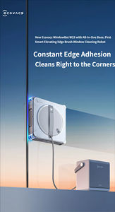 Robot de nettoyage de fenêtres intelligent Ecovacs Winbot W2S, moteur sans balais électrique, télécommande pour la maison, l'hôtel et l'extérieur - Product Image 5