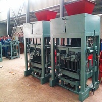 Automatique finisseur 10 béton solaire 4-40 verrouillage Hydraulique de la turquie bloc faisant la ligne de production de machines