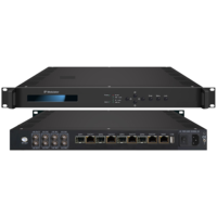 Modulador ISDB-T/DVB-C/DVB-T de 8/16 Canales, 8xASI, 4xDATA, 4xSFP, Entrada IP, Salida RF, 1U, Gestión Web, HZY-3316