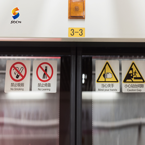 하이 퀄리티 UV 인쇄 창 스티커 오래 지속되는 비닐 자동차 데칼 스티커 상점을위한 방수 UV 저항 창 데칼 - Product Image 5