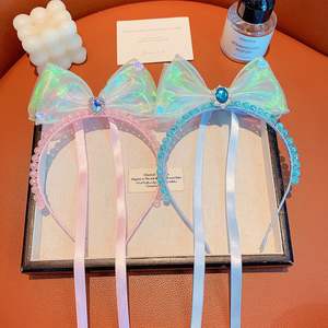 Cerchietto con fiocco a corona da ragazza versione coreana Super fata carino stile <span class=keywords><strong>principessa</strong></span> - Product Image 5