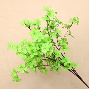 Plantes vertes artificielles et ornements d'horloge suspendus <span class=keywords><strong>en</strong></span> <span class=keywords><strong>bois</strong></span> <span class=keywords><strong>de</strong></span> style rustique pour la décoration du salon et <span class=keywords><strong>de</strong></span> la table à manger - Product Image 2