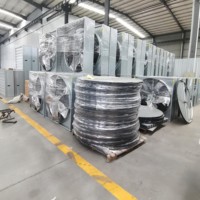 Zuverlässiger elektrischer Wandventilator mit Doppelkugellager und Edelstahlflügeln für Geflügelställe und Lagerhallen