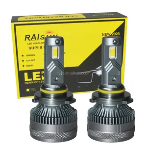 Haute puissance voiture lumières phare led 9006 200W 6268 CSP Led phare ampoule 6000K Auto lampe hb4 G90 voiture moto phares Led