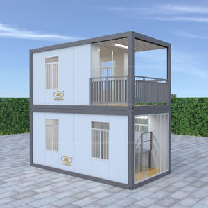Colombie 2 chambres préfabriquées portable salon modulaire moderne prêt à l'emploi petites maisons préfabriquées de 20 pieds maison de conteneur d'<span class=keywords><strong>occasion</strong></span> - Product Image 3