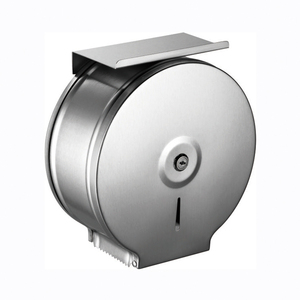 Waterproof Jumbo Aço Inoxidável Toilet Tissue Box Wall Mounted Toalha Rolo de Papel Higiênico Dispenser Prateleira do telefone celular para hotéis - Product Image 1
