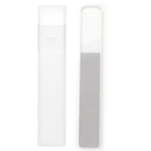 Bulk glass nail files suppliers beauty care tool smooth finish shiner polisher nail filer with white case