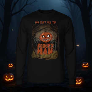 Camiseta de manga larga con diseño de calabaza aterradora de Halloween, You Cant Kill The Boogeyman - Product Image 3