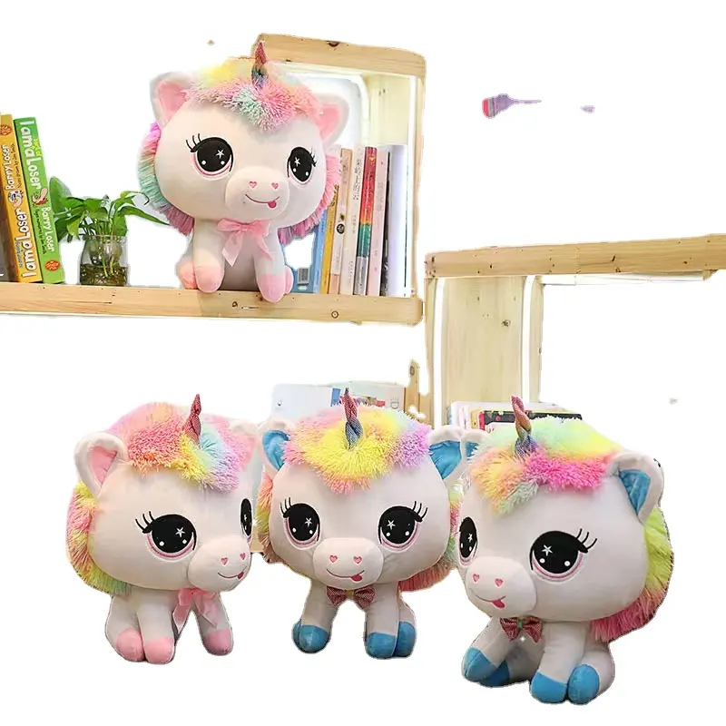 new arrival 2022 cute Unicorn Stuffed Animal Dolls Cartoon Unicorn Plush Toy For Children Kids Baby Birthday Gift
