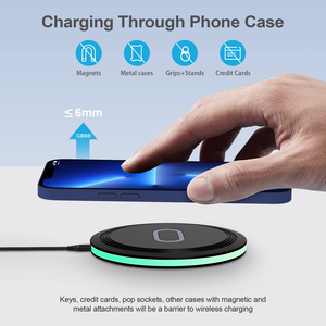 <span class=keywords><strong>Cargador</strong></span> Inalámbrico de Carga Rápida <span class=keywords><strong>para</strong></span> <span class=keywords><strong>Samsung</strong></span> Galaxy S25 <span class=keywords><strong>Ultra</strong></span>/S24 FE/S23 <span class=keywords><strong>Ultra</strong></span>/<span class=keywords><strong>S22</strong></span>, Estación de Carga Inalámbrica de 15W, Alfombrilla de Carga - Product Image 2