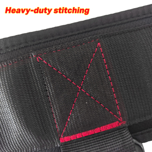 Cinturón de Levantamiento de Pesas con 3 Mosquetones de Cadena Reforzados, Diseño Autoblocante, Cinturón de Gimnasio de Alta Capacidad de Carga <span class=keywords><strong>para</strong></span> Entrenamiento de Sentadillas - Product Image 4