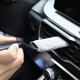 Dupla cabeça escova para limpeza do carro Portátil Car Interior detalhando escova Car Dust Brush Exterior cerdas macias