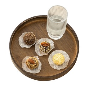 <b>Foldable</b> Sofa Tray Rectangular Round Stone <b>Plastic</b> Plate Tray For Home Use Living Room Coffee <b>Table</b> - Product Image 5