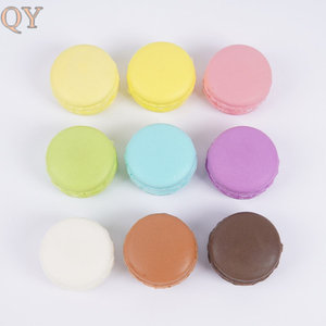 QY Kawaii PU Macaron squishy ของเล่นที่ทำจากโฟมนุ่มช่วยบรรเทาความเครียดได้รับการฝึกประสาทสัมผัสจำลองอาหาร - Product Image 6