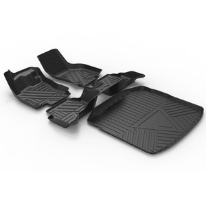 Luxe Double Couche Antidérapant 3d TPE Tapis De Sol De Voiture Cargo Liner Utilisation Pour Audi A3 <span class=keywords><strong>S3</strong></span> Sedan 2014-2023 - Product Image 2