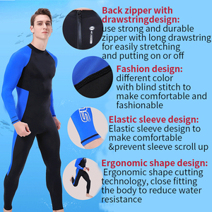من المصنع مباشرة قطعة واحدة للرجال Rashguard بوليستر سبانديكس للجسم لبذلات السباحة - Product Image 4