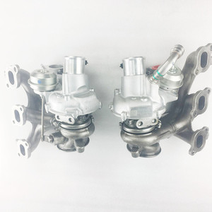 Turbocompresor doble para motor MA1T14, para <span class=keywords><strong>Maserati</strong></span> Q4 <span class=keywords><strong>V6</strong></span> 302370 t M157, 302369, 297710, RHF5 300684 3,0 321 - Product Image 1