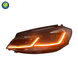 YU GUANG per VW <span class=keywords><strong>Golf</strong></span> <span class=keywords><strong>7</strong></span> <span class=keywords><strong>Golf</strong></span> <span class=keywords><strong>7</strong></span>.5 MK7 Faro <span class=keywords><strong>Anteriore</strong></span> 2013-2019 Accessori Auto Aggiornamento da Alogeno a LED Fari Anteriori Mk7 e <span class=keywords><strong>7</strong></span>.5 - Product Image 2