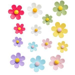 Aimants de réfrigérateur en forme de fleurs, aimants roses pour réfrigérateur, aimants mignons pour tableau blanc, aimants pour casier de filles - Product Image 5