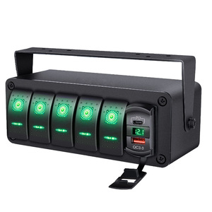 Yuhe YH-DH6-HA 5 Conjuntos de Cajas de Interruptores Basculantes con Panel de Control USB 12V, Clasificación IP65, Acción ON-OFF para Vehículos Todoterreno - Product Image 3