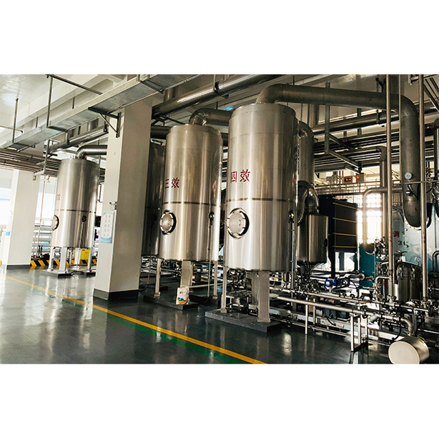 High Efficient Three Effect Falling Film Evaporator Plant for Chemical Wastewater Desalination Multiple Effect MVR Evaporator