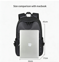 Sac à dos pour ordinateur portable Oxford 15 pouces, nouvelle arrivée, design OEM, pour le bureau et les activités de plein air, tendance, avec port USB, imperméable